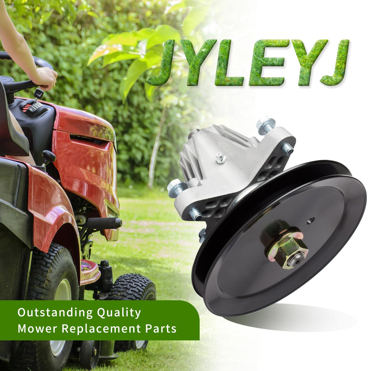 JYLEYJ spindle-assembly fit-and-installation guidance supports straightforward mower deck maintenance.