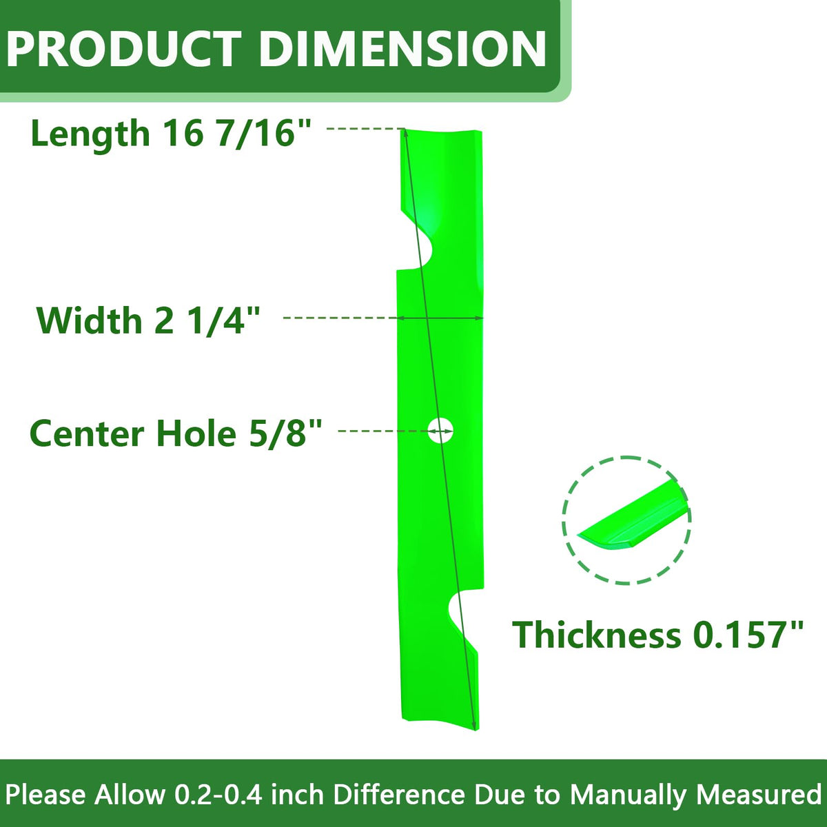 JYLEYJ replacement blades for Toro Titan MX4800 deliver long-lasting sharpness.
