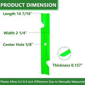 JYLEYJ replacement blades for Toro Titan MX4800 deliver long-lasting sharpness.