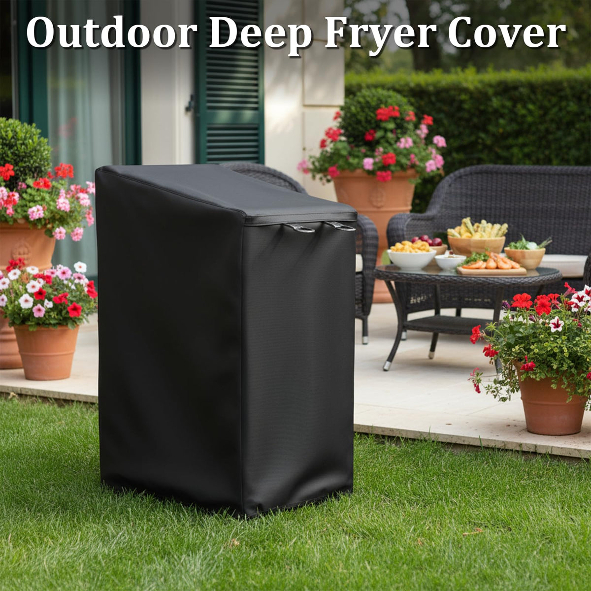 JYLBHYZI all-season protection for outdoor frying setups year-round