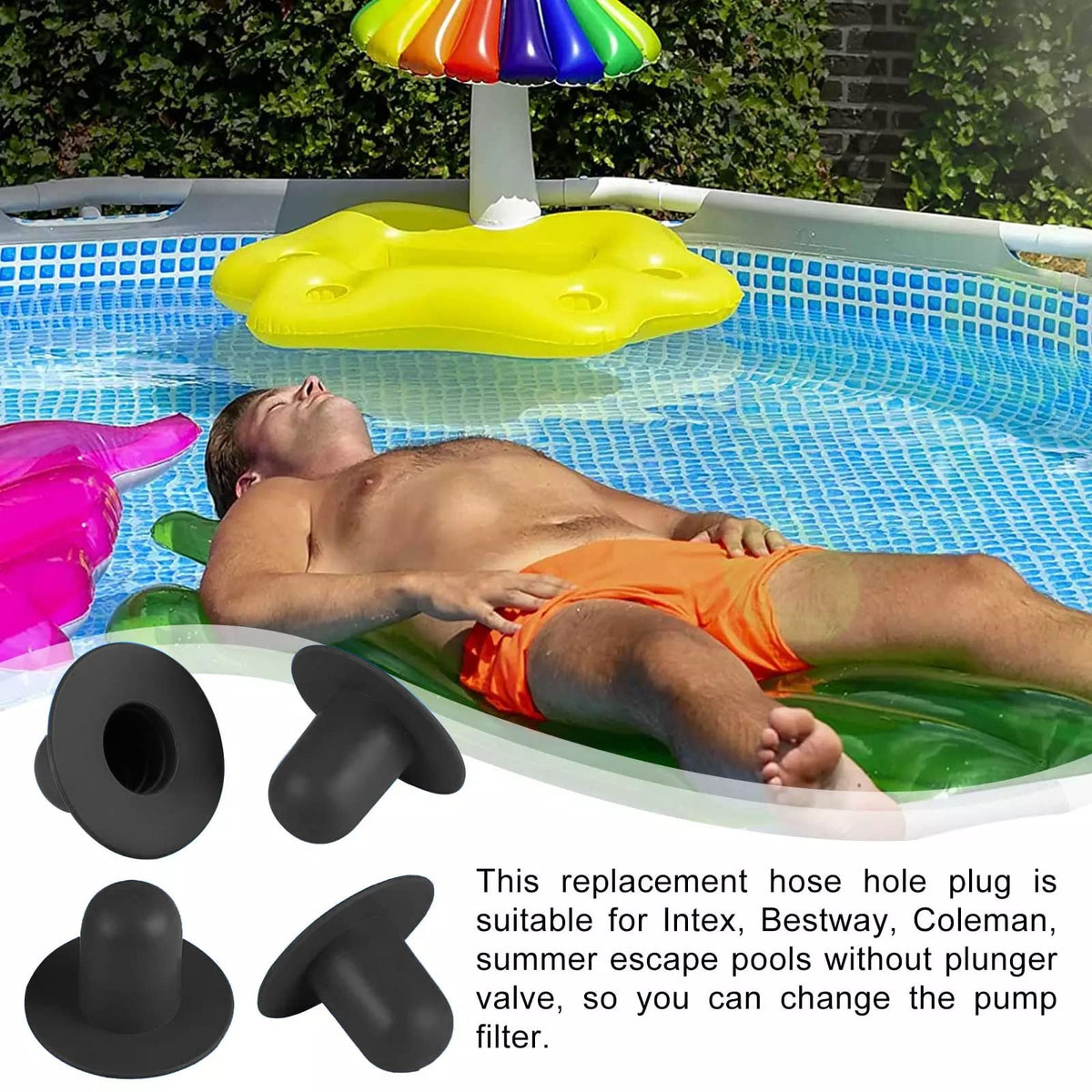 JYSILIYH Coleman compatible plug, safeguards water flow during cleaning.