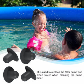 JYSILIYH Intex-compatible plug for pump strainer, prevents leaks during setup.