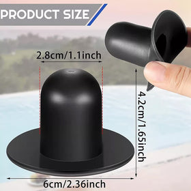 JYSILIYH pool plug with 1.25 inch hose fit, reliable water stop.