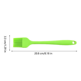 JYYHSF basting brush with silicone tip and rose-red handle for precise sauces.
