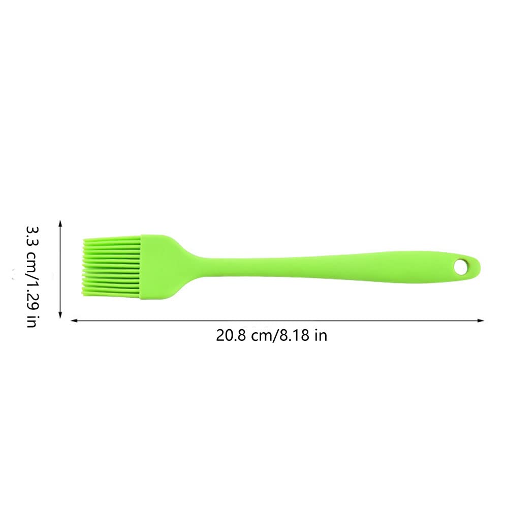 JYYHSF silicone brush with steel inner core offers safer heat control.