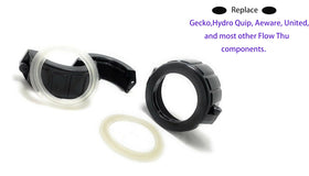 Jzenol spa pipes joints seal close-up highlighting leak-proof gasket