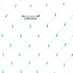 JZGEL bird netting installation being set up easily with stakes or posts.