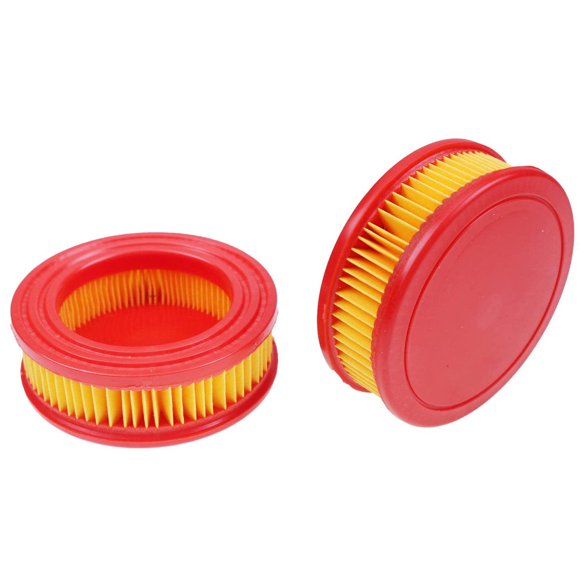 JZGRDN air filter two-pack side view, new condition for compatible garden tools.