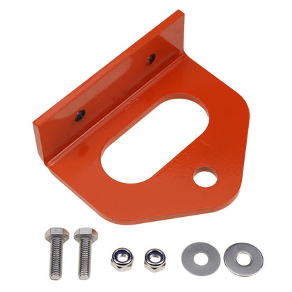 JZGRDN bolt-on tow hitch close-up; sturdy interface for Bad Boy compatibility