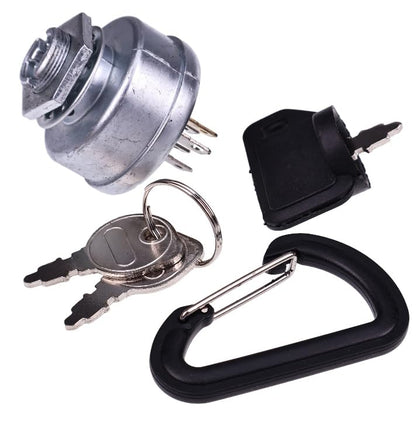 JZGRDN ignition key switch close-up for John Deere STX38, ideal replacement