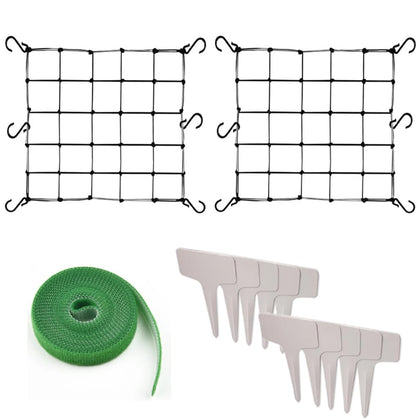 JZTang scrog net 2x2 ft provides sturdy plant support in a grow tent