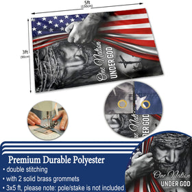 JZYIZYU Auoltior flag in yard for outdoor display and curb appeal.