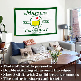 JZYIZYU golf flag bedroom decor adds playful vibe to wall or desk.