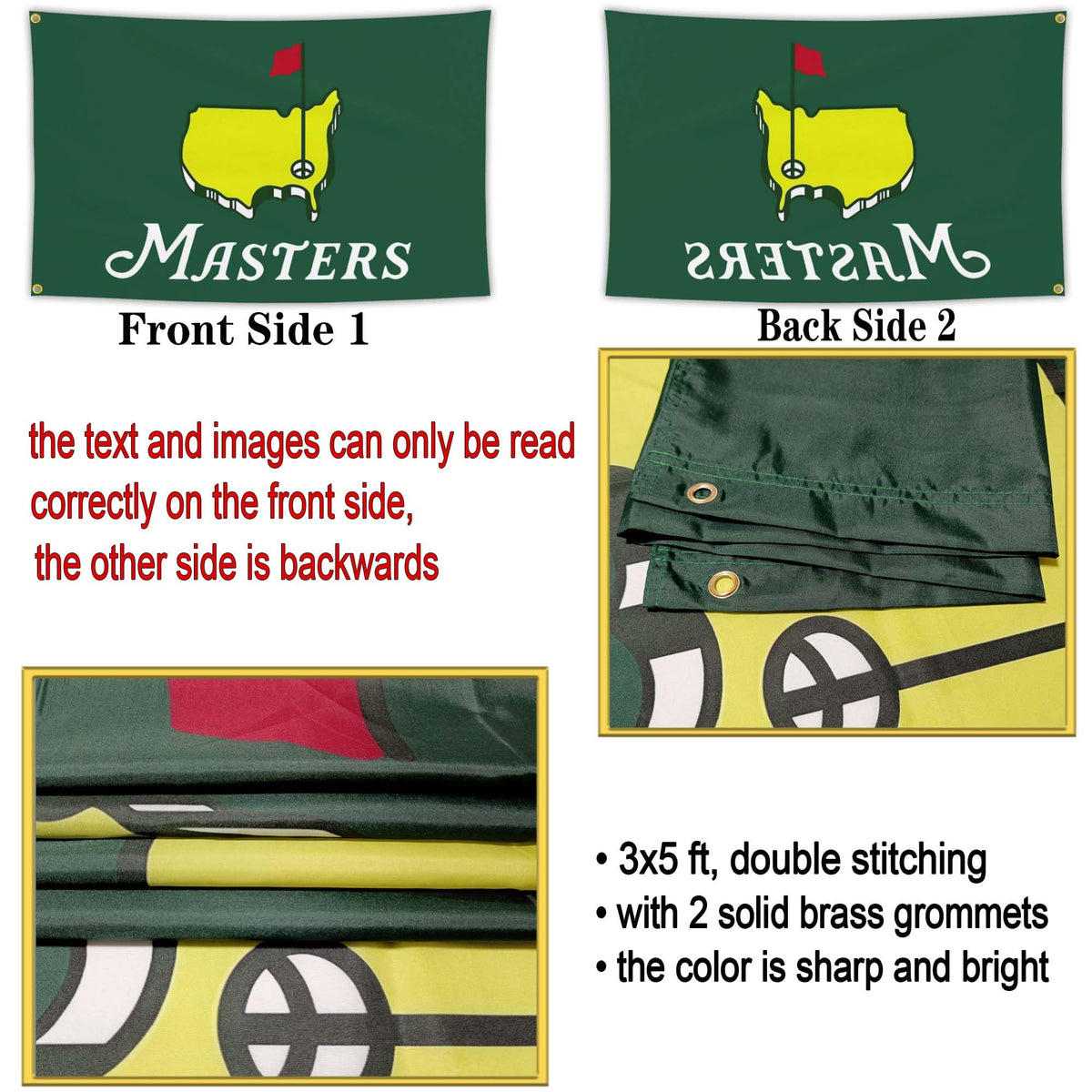 JZYIZYU golf meme flag banner decor adds humor to rooms