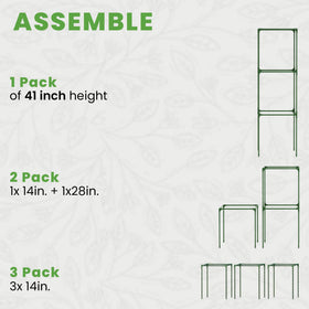 K-Brands tomato cage with interlocking connectors for quick setup