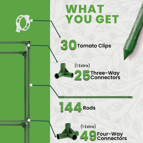 Interlocking connectors on the K-Brands cage enable fast, tool-free assembly.