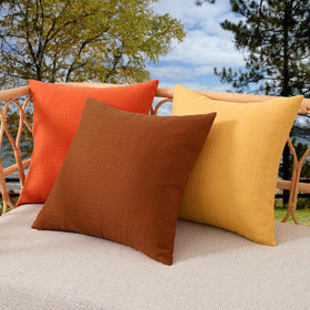 Kevin Textile pack-of-2 pillow covers simplify styling across rooms.
