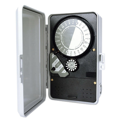 K-Rain 2120-2100 series single-station controller powering precise irrigation scheduling.