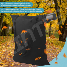 KINTLE bag opening zipper design aids controlled emptying.