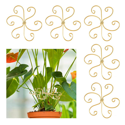 KAAFANG iron monstera stem support stabilizing a climbing stem