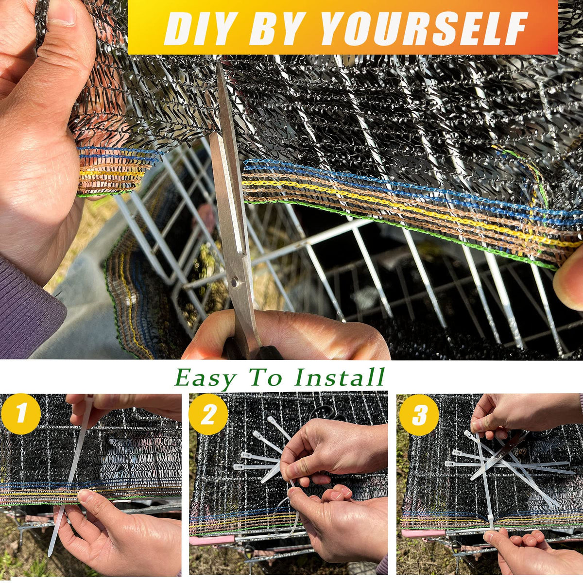 kaaogity shade cloth protects cucumbers and tomatoes under heat while maintaining growth opportunities