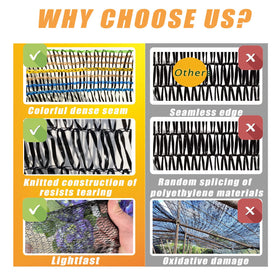 kaaogity hdpe knit closeup demonstrates durable material resisting tears for repeated seasons