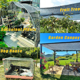 kaaogity outdoor shade cloth suits patio, lawn, and poolside shading needs