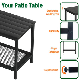 KAAPSAM versatile for outdoors and indoors as an end table or plant stand.