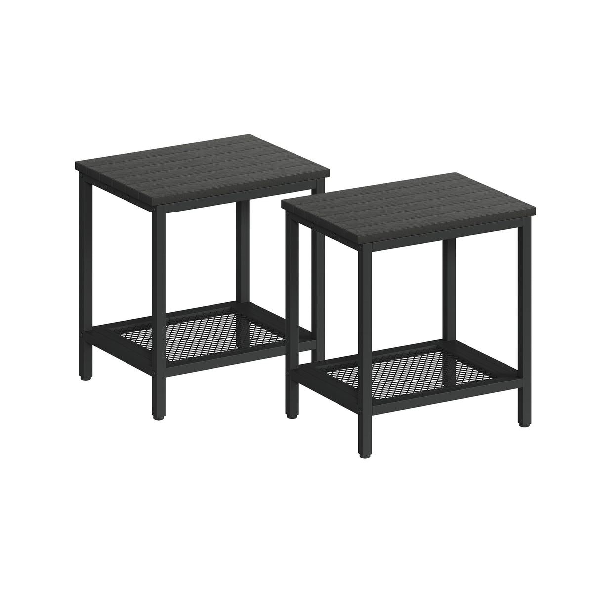 KAAPSAM rectangular outdoor side table with storage keeps essentials close outdoors.