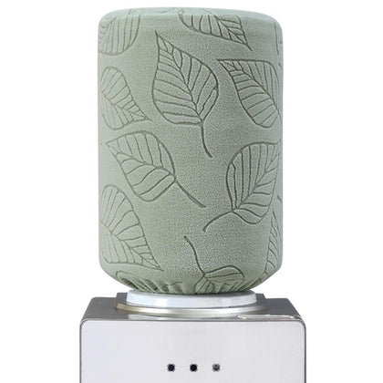 KABAKE 5Gallon water bottle cover with leaf pattern protects from dust and brightens a countertop