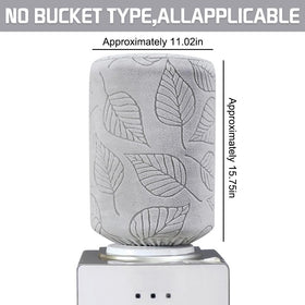 KABAKE water dispenser barrel dust cover with leaf pattern adds subtle decor.