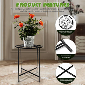 KABB 15-tall round plant stand elevates pots and spaces.