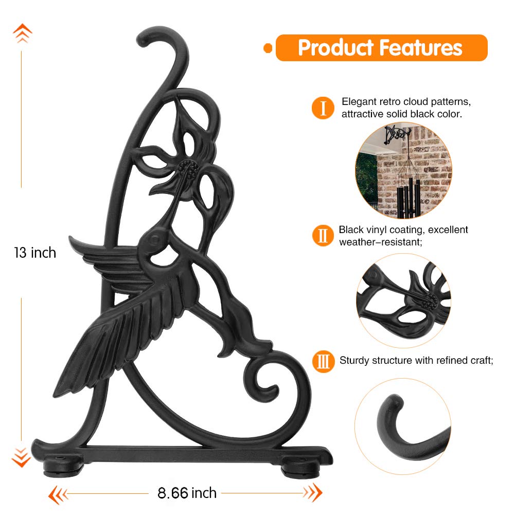 Hummingbird plant hanger bracket by KABB with vintage charm