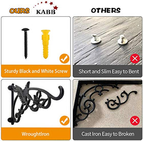 KABB outdoor indoor decor bracket for hanging pots and decor