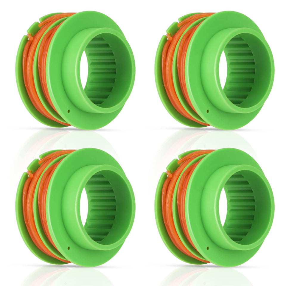 Kaberalty AS1300 spool compatible with EGO trimmers for quick replacements.
