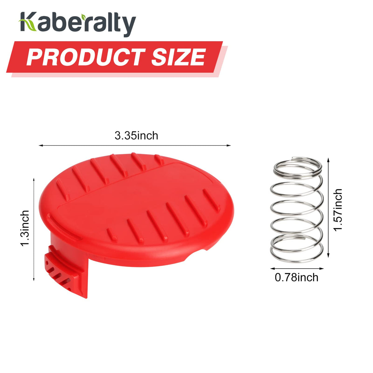 Kabralty CMZST120SC spool cap cover; durable high-impact ABS.