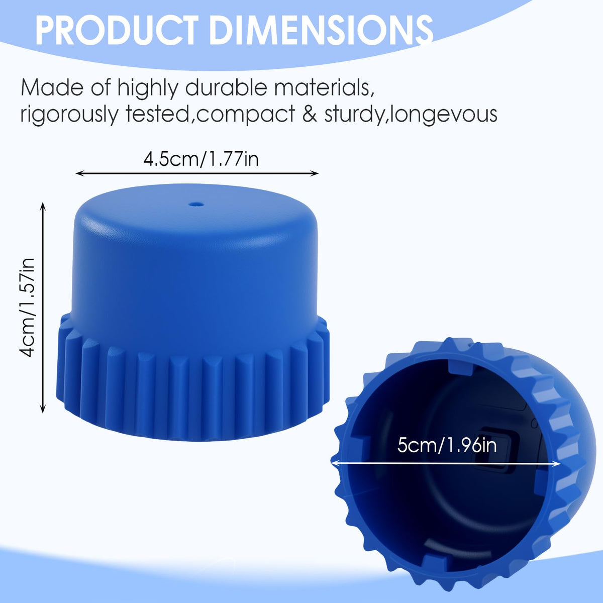 Kaberalty KST130X bump knob close-up highlighting durable plastic construction.
