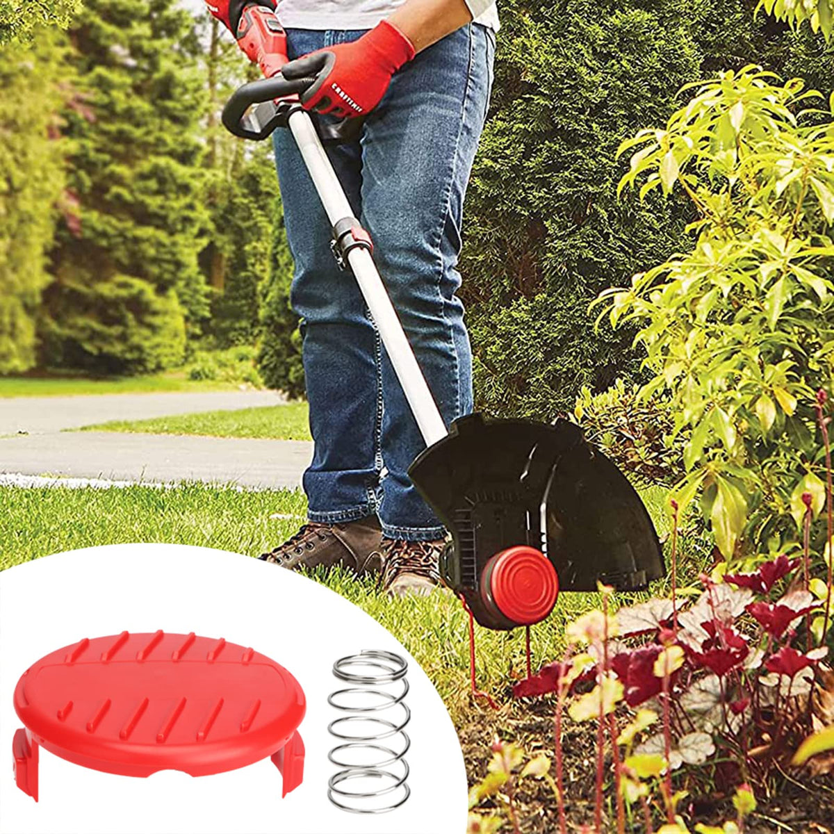 Kaberalty snap-in spool cap for easy installation and reduced downtime.