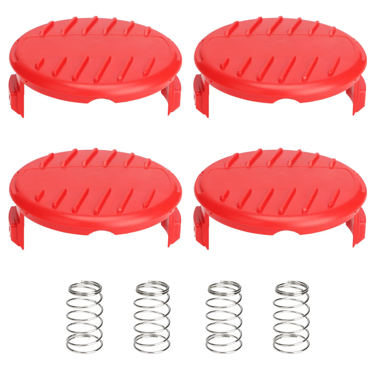Kaberalty spool cap with spring for Craftsman trimmers; quick, reliable fit.