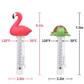 Wide range thermometer suitable for pools, hot tubs, ponds