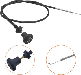 Kacarber 946-04214 choke cable installation step demonstrates easy fit.