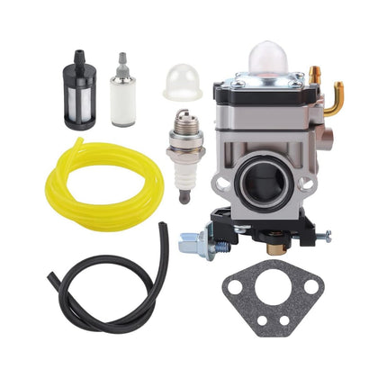 Kacarber carburetor for 33cc Earthquake MC33, front view improves starting reliability