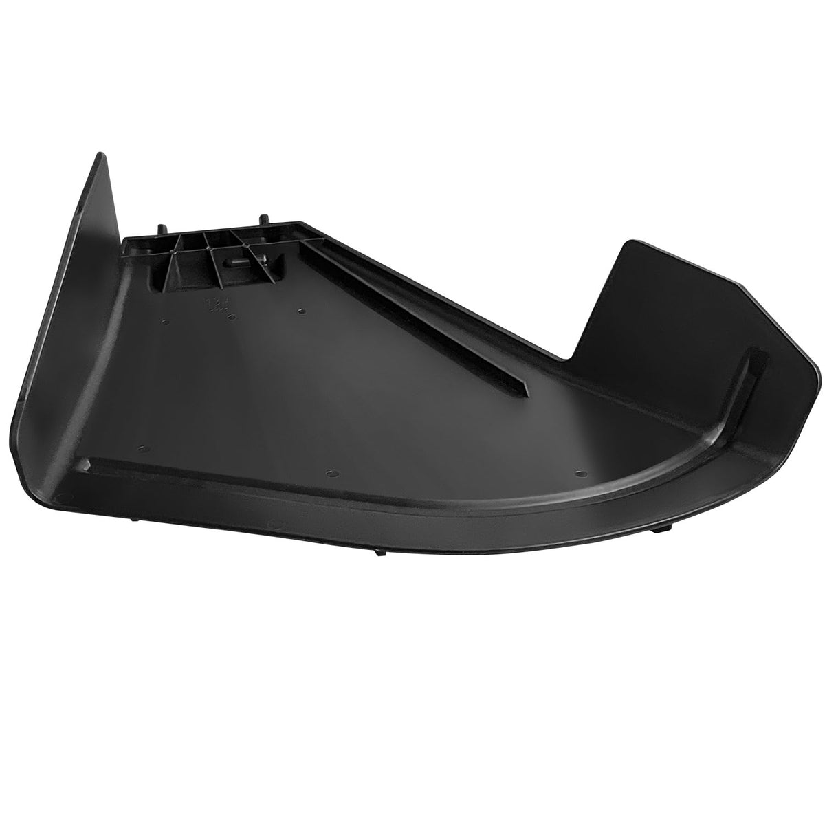 Kacarber durable deflector features sturdy construction for safer mowing.