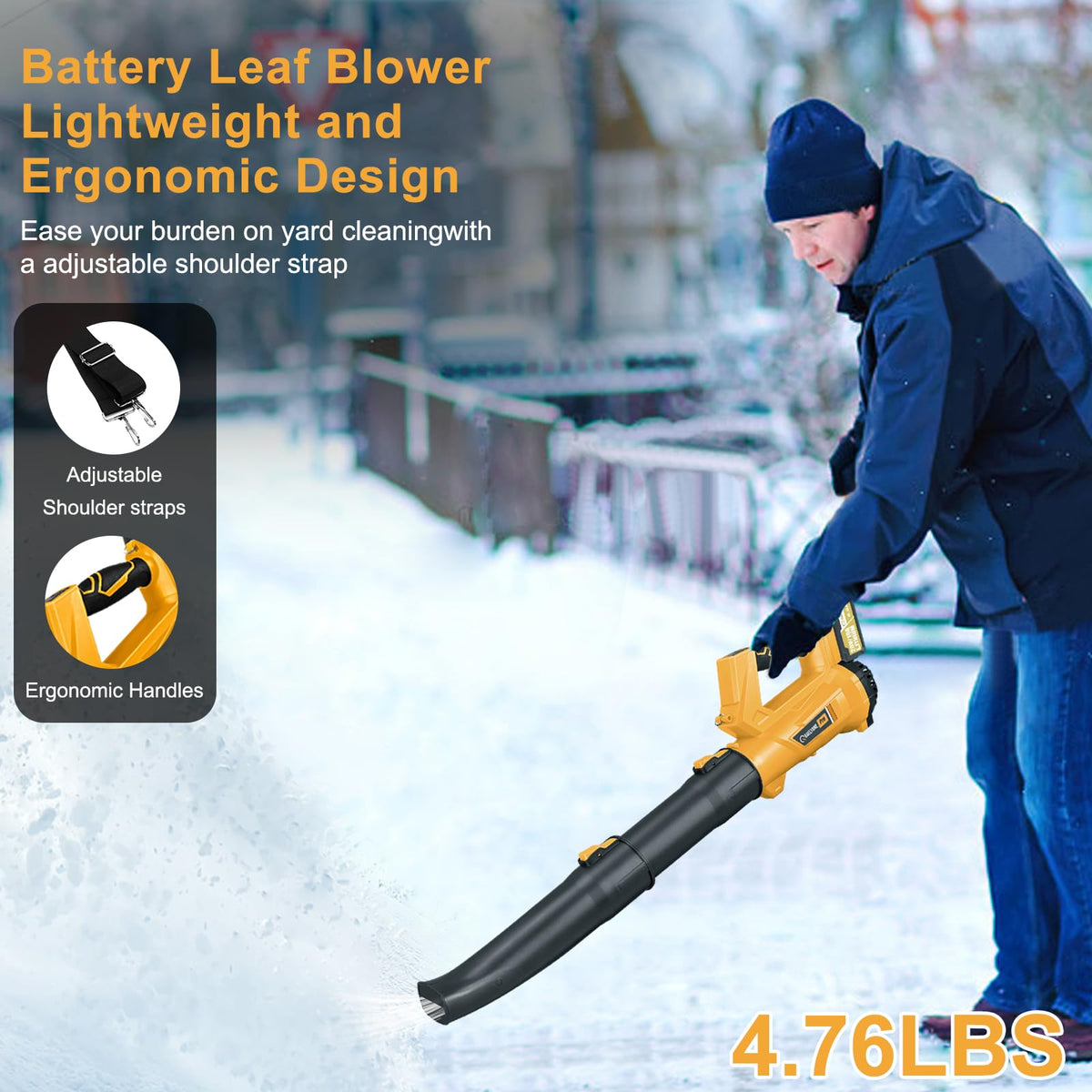 Kaelynne lightweight ergonomic grip reduces fatigue during use.