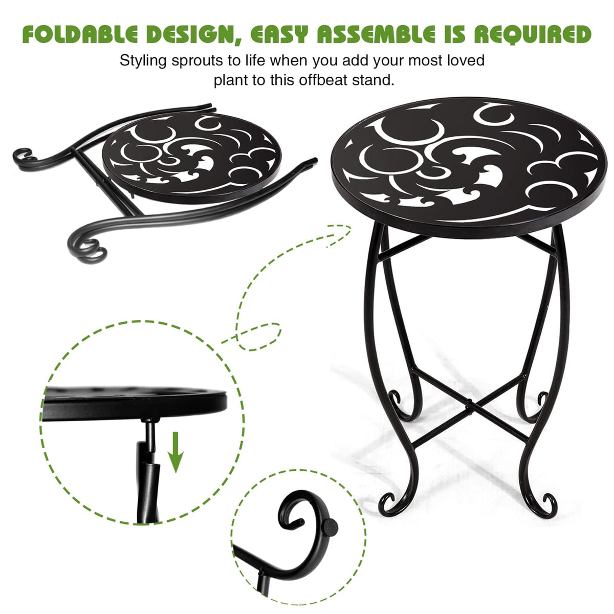 Kaesithar rust-resistant iron finish for outdoor longevity and style