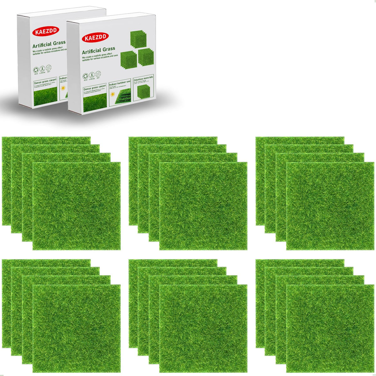 KAEZDD artificial grass tiles versatile craft surfaces for indoor and outdoor projects.