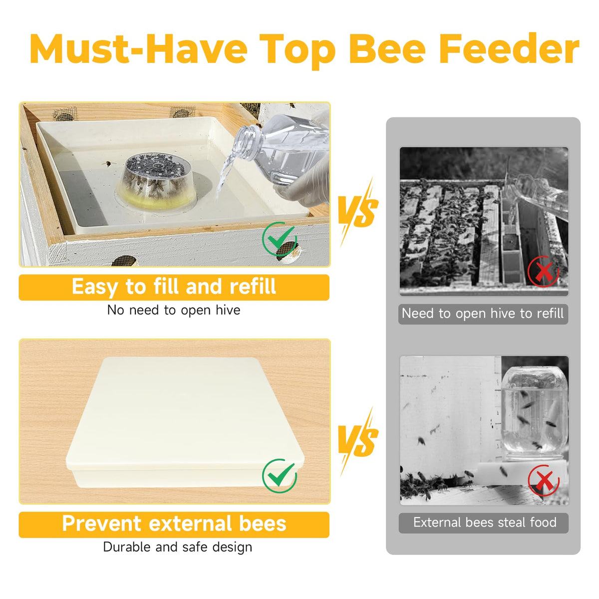 6-liter capacity reduces refills and supports longer feeding sessions