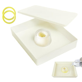 KAGZ Hive Top Feeder with transparent inner lid for easy, low-disturbance refills