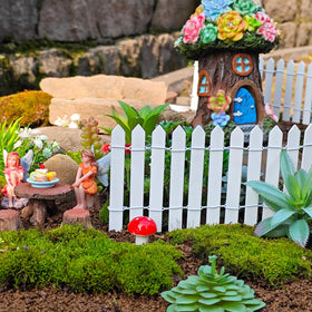 Kai Dream dollhouse fence 35in-length frames miniature yard scenes.