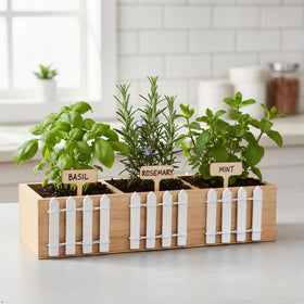 Kai Dream garden display border fence elevates seasonal decor.